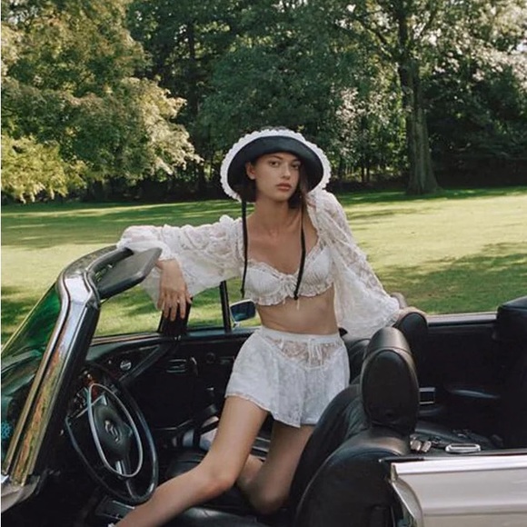 Daniela Crop Top and Daniela short for love & lemons size small - Picture 1 of 14